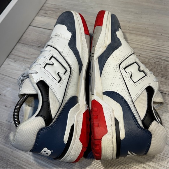 New Balance 550 USA White Blue Red BB550NCN Men\'s Size 11.5 Usa Retro Basketball main image 9